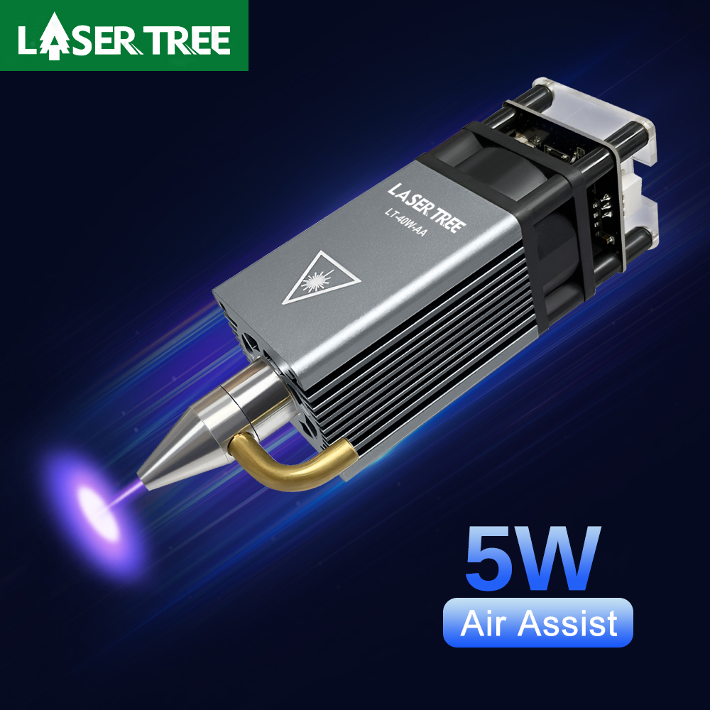 Metal Laser Cutter Head - LASERBAUM 5W Air Assist Metalldüse Laserkopf