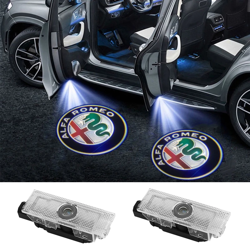 Industrial Laser Projection - 2 Stück LED Auto-Türbeleuchtung Laser-Projektor Willkommenslampe