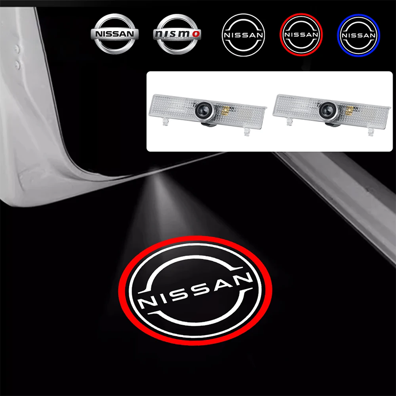 Industrial Laser Projection - 2 Stück Auto-Tür-Emblem LED-Licht Willkommenslampe Laser-Projektor