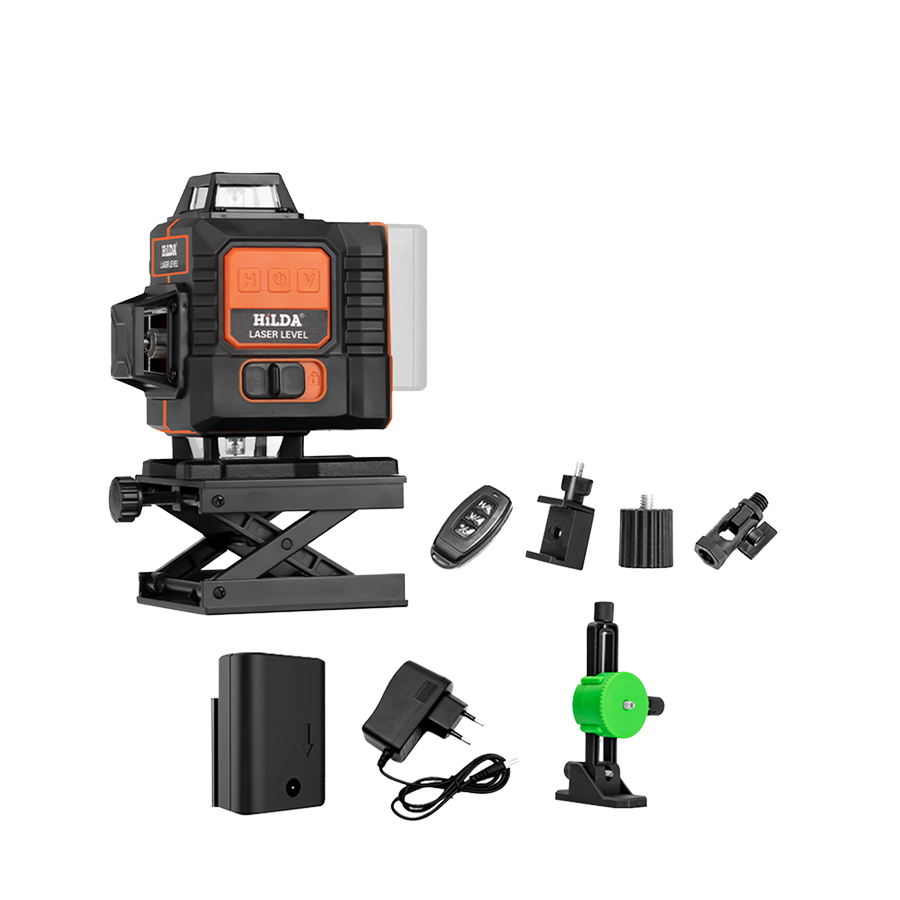 Industrial Laser Projector - 4D16-Linien Grüner Laser-Nivellierer für den Außenbereich,