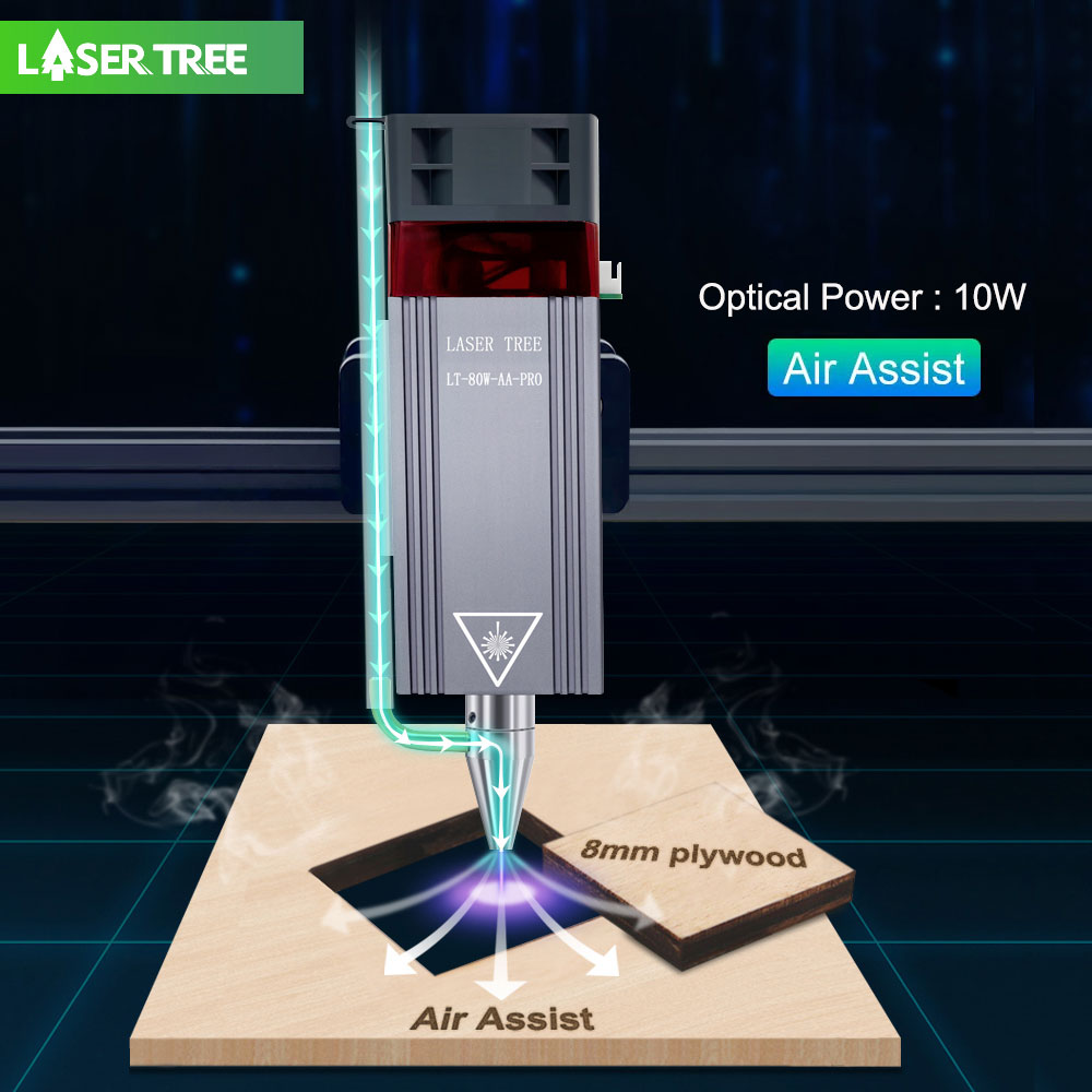Metal Laser Cutter Head - LASER TREE 20W 40W 80W Lasermodul