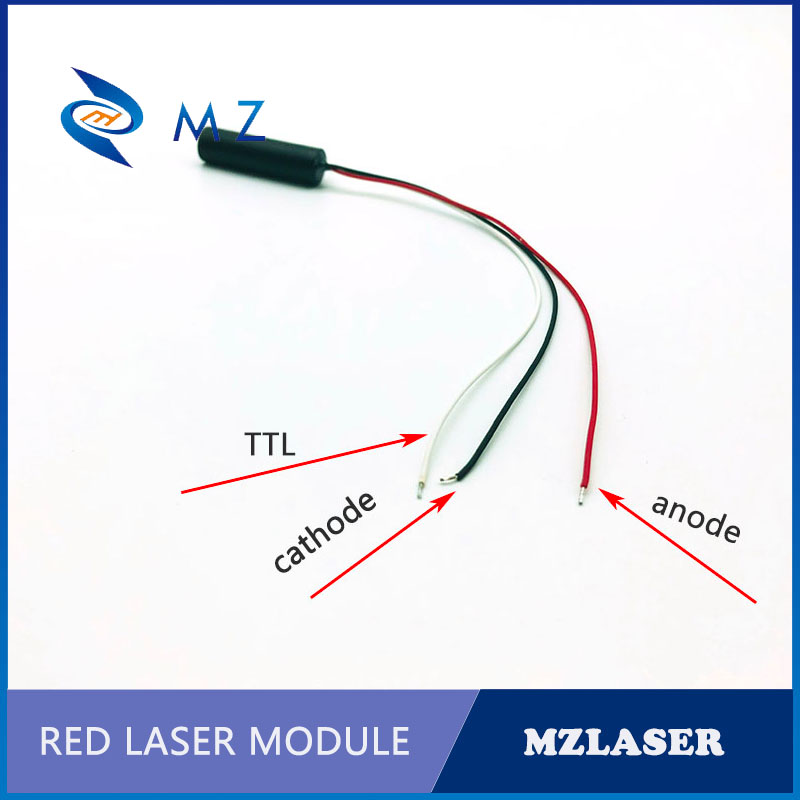 Industrial Applications Of Laser - Industrieller PMW-gesteuerter Rotpunkt-Lasermodul 8MM 635NM 15MW/20MW/25MW