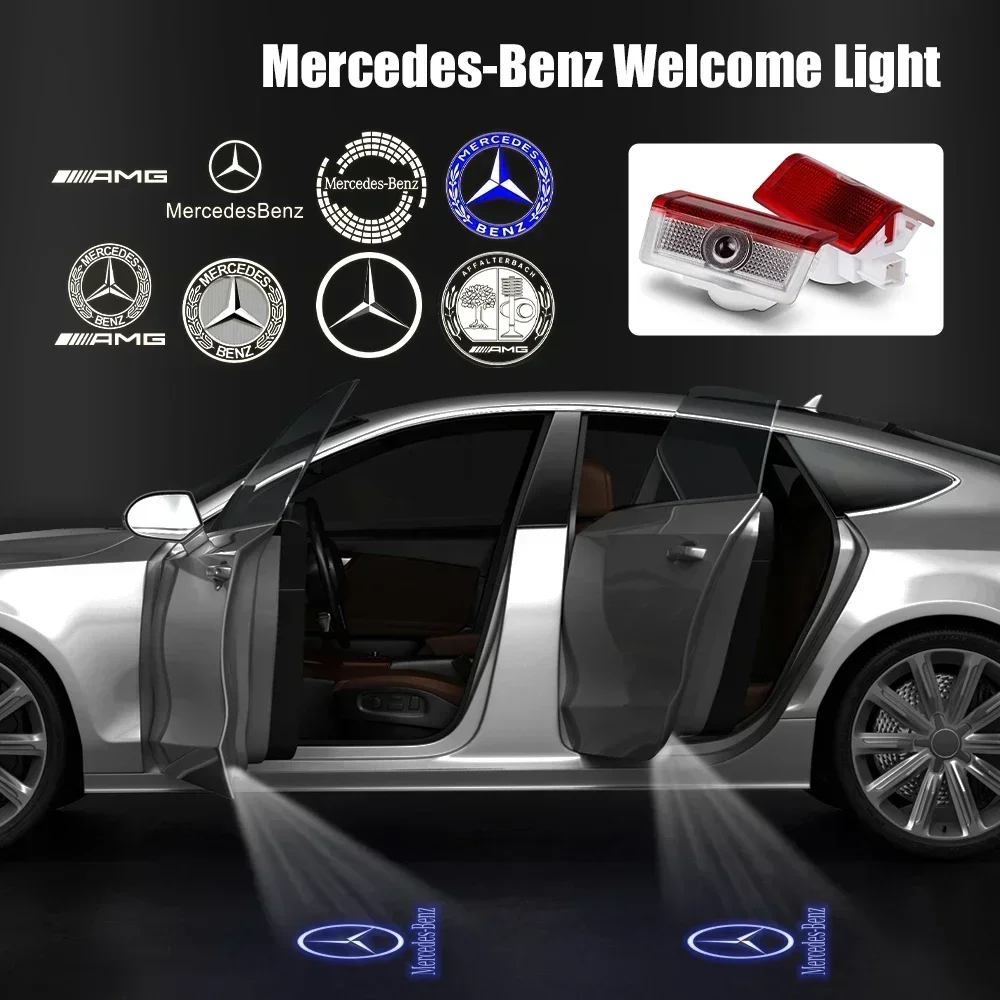 Industrial Laser Projection - 2/4 Stück Automotive LED-Willkommenslicht-Laserprojektor für Mercedes-Benz