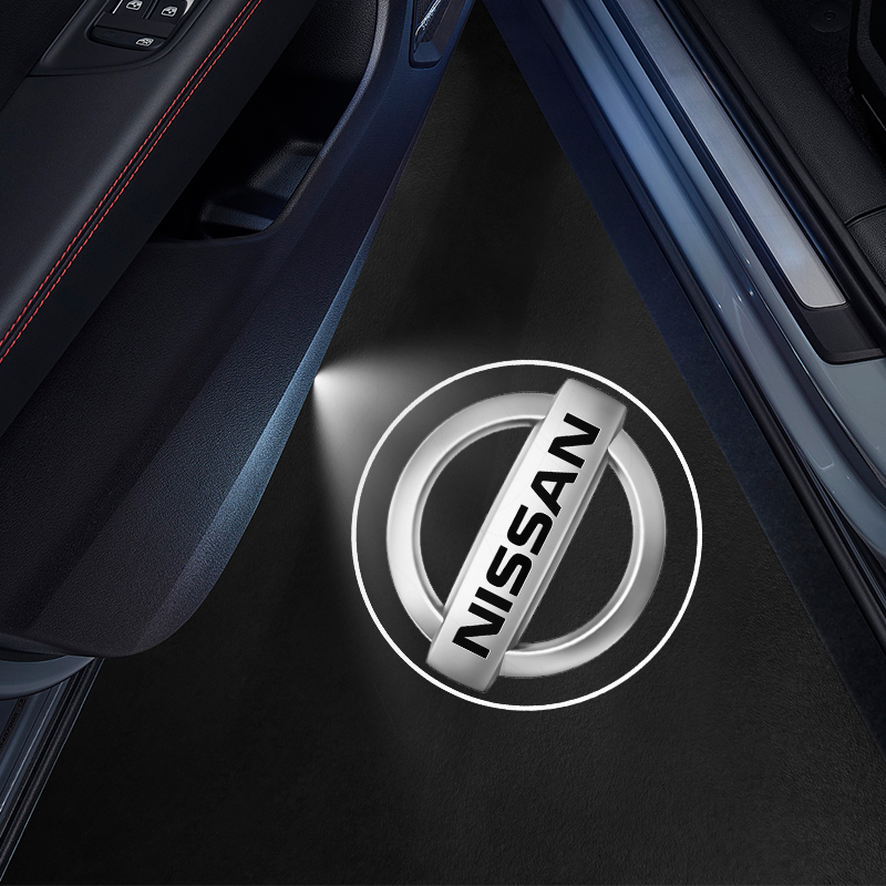 Industrial Laser Projection - Auto-Tür-Willkommens-Laser-LED-Projektor Logo-Licht Kabelloses Auto-Zubehör für Nissan