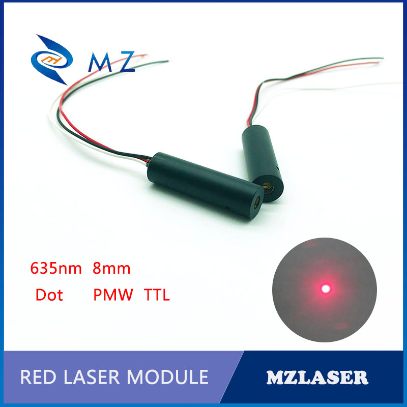 Industrial Applications Of Laser - PMW-Steuerlasermodul in Industriequalität, 8 mm, 635