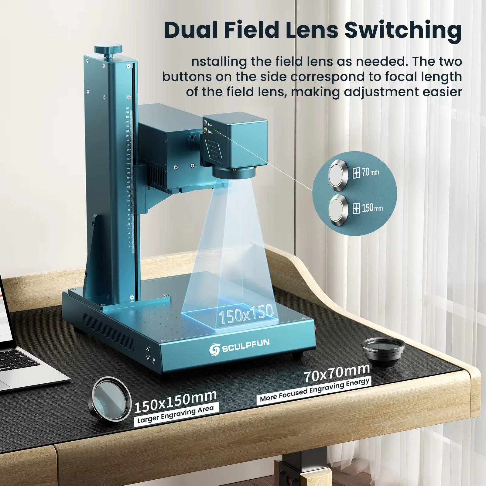 Industrial Uv Laser Engraver - SCULPFUN V5 UV-Lasergraviergerät, Industrielle Qualität, Unterstützt