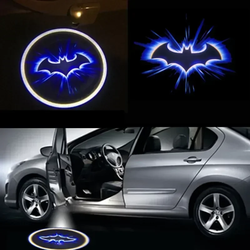 Industrial Laser Projection - 2PCS Drahtlose Auto Licht Bat Logo