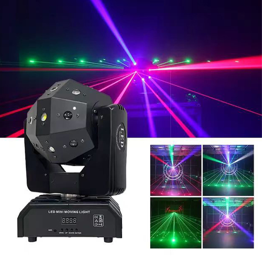 Industrial Laser Projector - 2025 Disco-Rotations-Laserprojektor, DMX-Steuerung, starker Strahl, DJ-Bühnenbeleuchtung