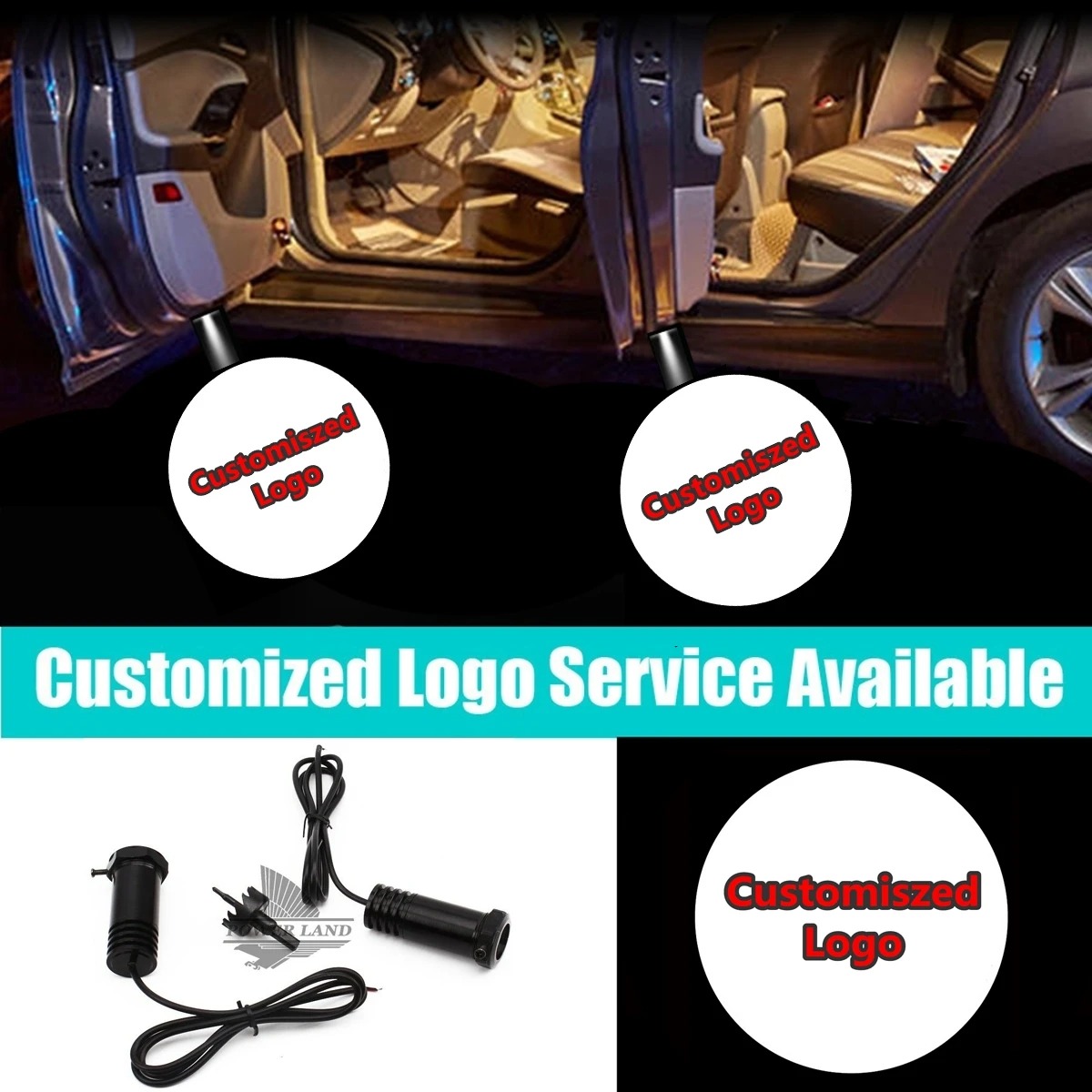 1/2x Universal Custom Logo Wir – Industrial Laser Projection Bewertung und Preis