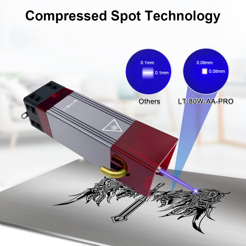 LASERBAUM-Lasermodul, 4 W, 5 W – Metal Laser Cutter Head Bewertung und Preis