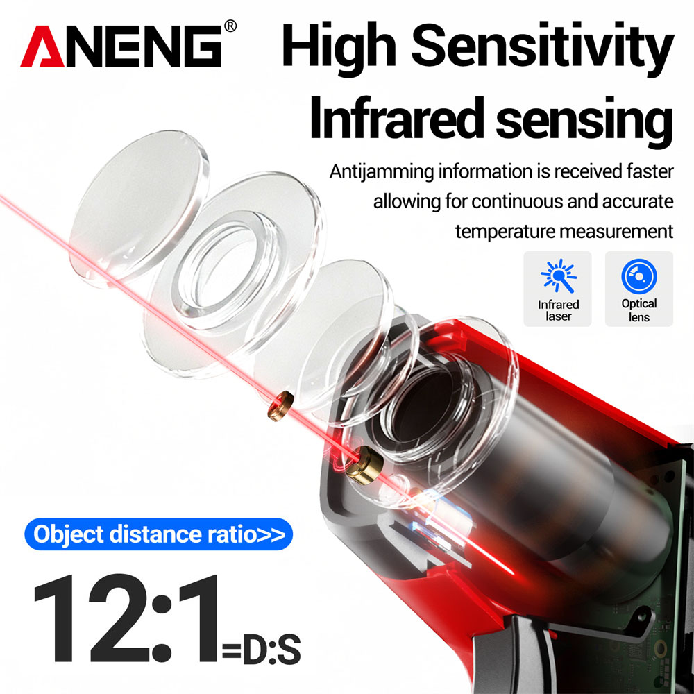 ANENG TH207 Digitales Infrarot – Industrial Laser Tool Bewertung und Preis