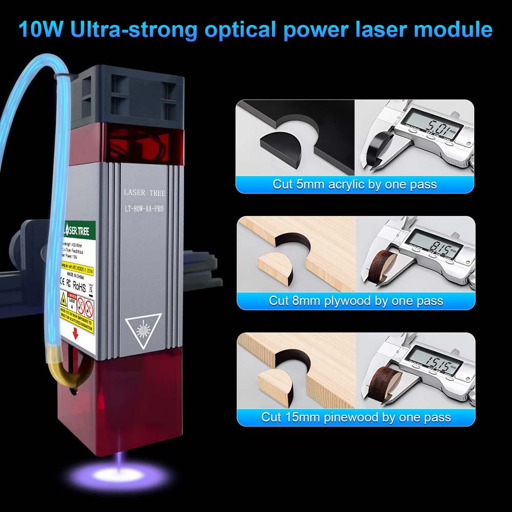 LASER TREE 20W 40W 80W Lasermo – Metal Laser Cutter Head Bewertung und Preis