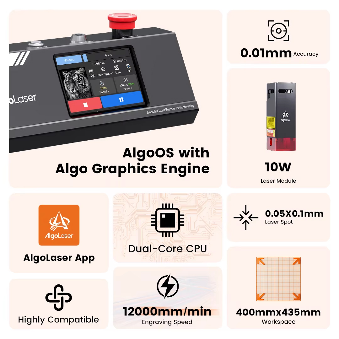 Algolaser DIY Tisch 40*43 cm C – Industrial Laser Tool Bewertung und Preis