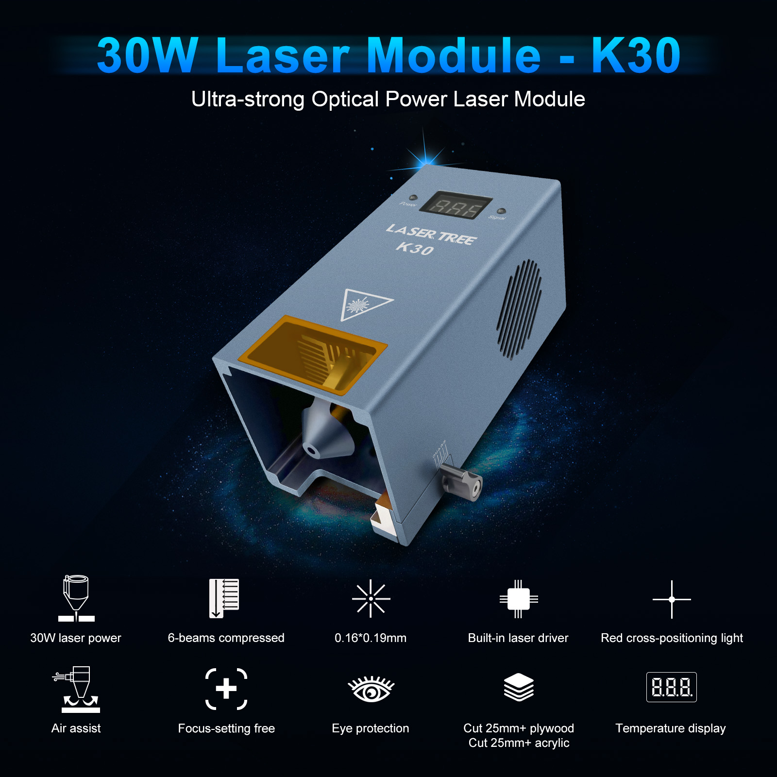 LASER TREE Lasermodul, 30000 m – Metal Laser Cutter Head Bewertung und Preis