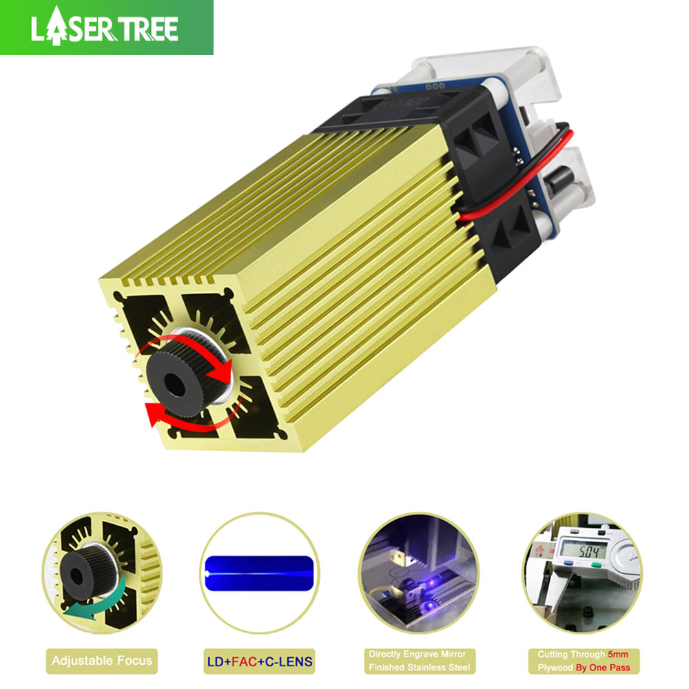 LASERBAUM 4W 5W Lasermodul 12V – Metal Laser Cutter Head Bewertung und Preis